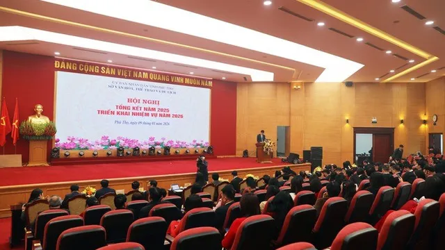 Phú Thọ: Tổ chức phong trào thi đua thực hiện thắng lợi nhiệm vụ chính trị công tác Ngành Văn hóa, Thể thao và Du lịch năm 2026